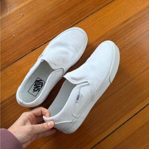Vans Classic White Slip-On Shoes